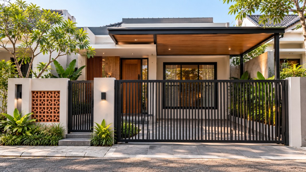 9 Model Pagar Rumah Minimalis Sederhana tapi Terlihat Mahal, Cocok untuk Lahan Sempit