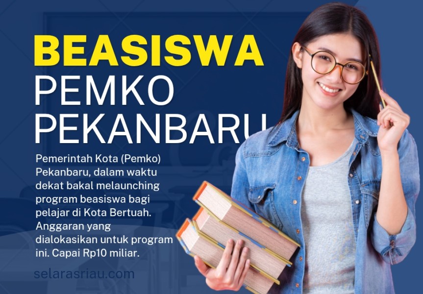 Pemko Pekanbaru Siapkan Beasiswa Rp 10 Miliar untuk 1.000 Pelajar dan Mahasiswa