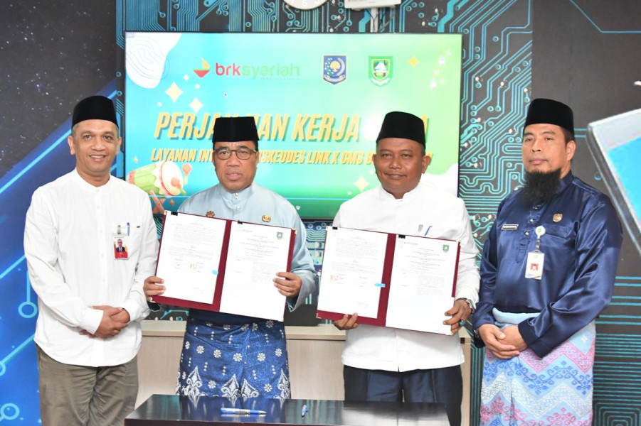 Sebanyak 136 Desa di Kabupaten Bengkalis Implementasikan Siskeudes-Link Melalui CMS BRK Syariah