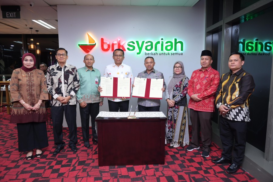 Dorong Efisiensi Layanan Keuangan, Pemprov Riau Teken MoU dengan Bank Riau Kepri Syariah