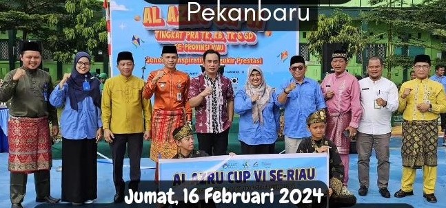 Ajang Mengasah Bakat dan Kepercayaan Diri, Kadispora Pekanbaru Hadiri Al-Azhar Pekanbaru Cup VI