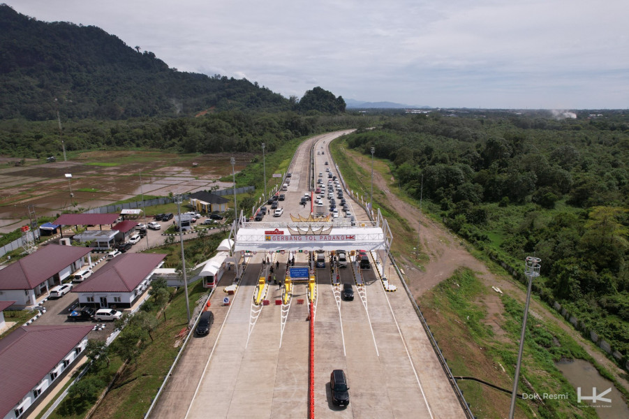 Kabar Gembira, Tol Pekanbaru-Padang Seksi Padang - Sicincin Resmi Beroperasi Besok