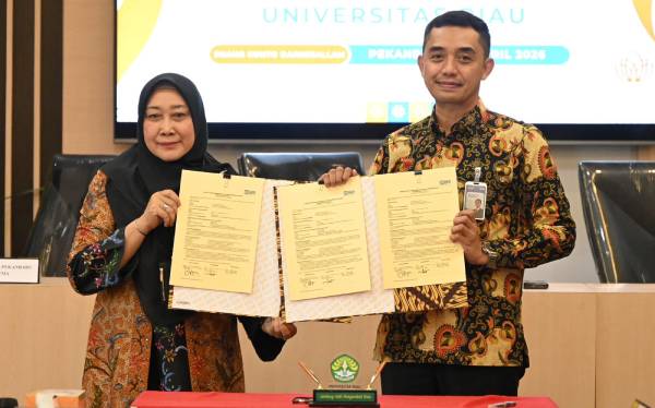 BRI Peduli Pendidikan, Bangun Area Parkir 8.000 Motor di Kampus Universitas Riau