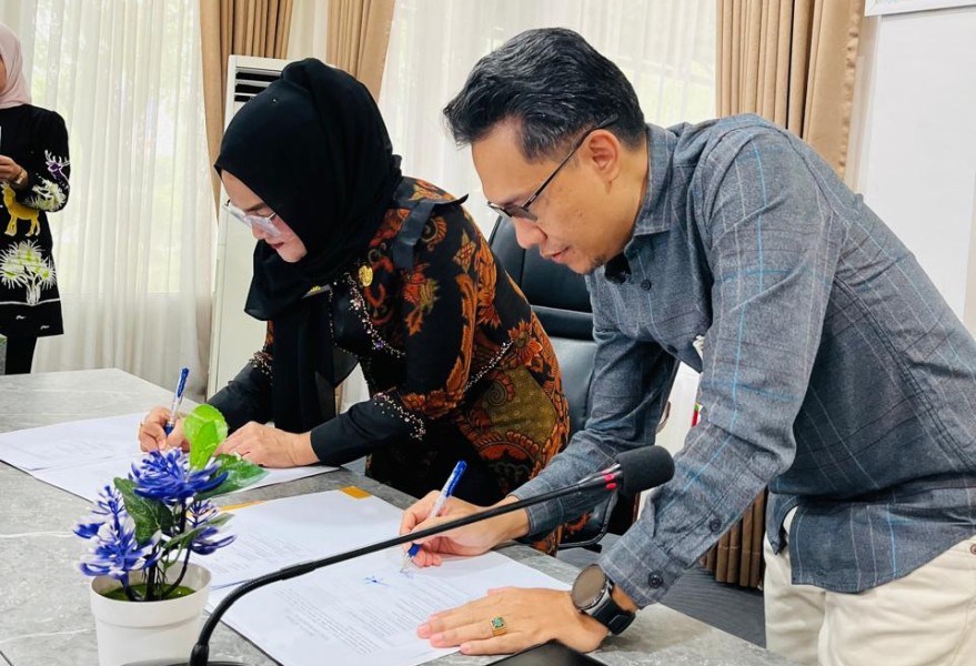 Bapenda Pelalawan Gandeng BRK Syariah Digitalisasi Retribusi Kebersihan