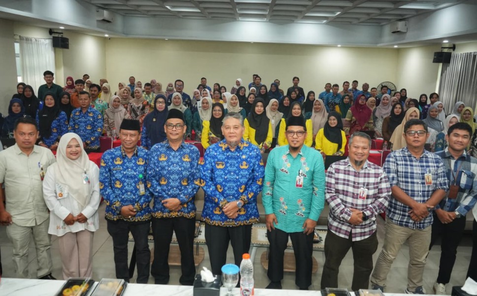 BRK Syariah Percepat Digitalisasi Keuangan 22 Puskesmas di Inhil