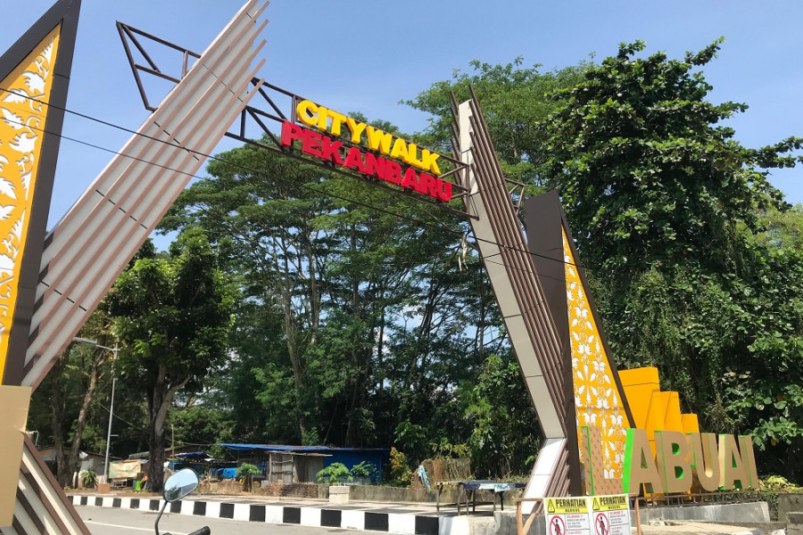 Taman Labuai City Walk dan Sentra UMKM Pekanbaru Segera Diresmikan