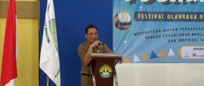 Kepala Dispora Pekanbaru Buka Festival Olahraga dan Seni Mahasiswa di Universitas Riau Pekanbaru