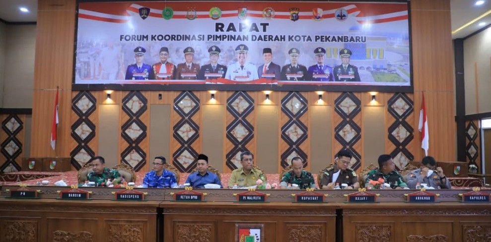 Kepala BPKAD Pekanbaru Hadiri Rapat Forkopimda, Tegaskan Transparansi Pengelolaan Anggaran Daerah