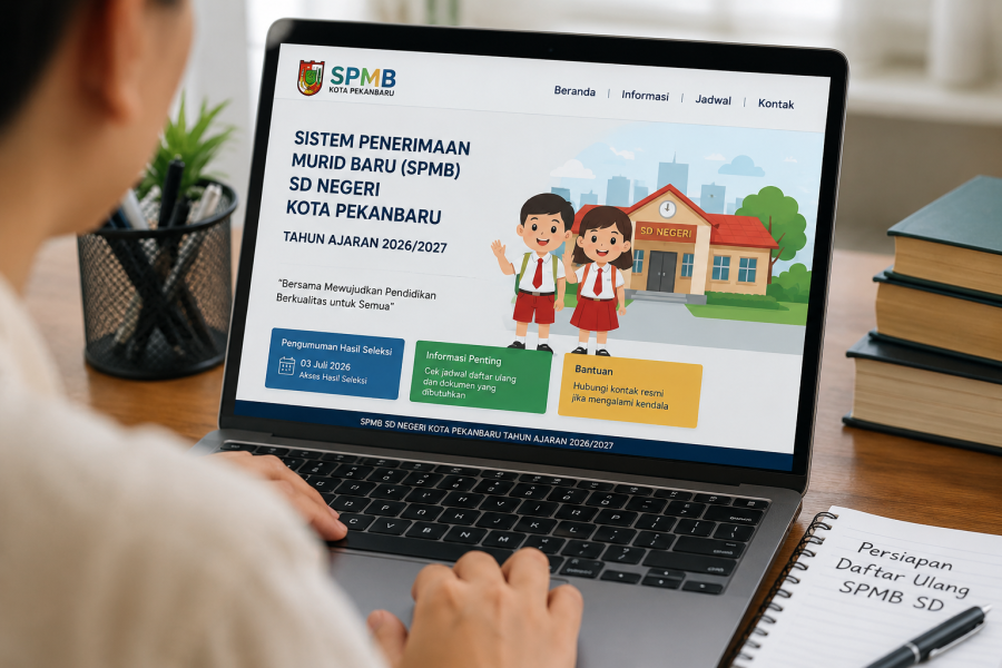 Cara Cek Hasil SPMB SD Negeri Pekanbaru 2026, Berikut Alur Pengumuman dan Pengaduan Jika Ada Kecurangan