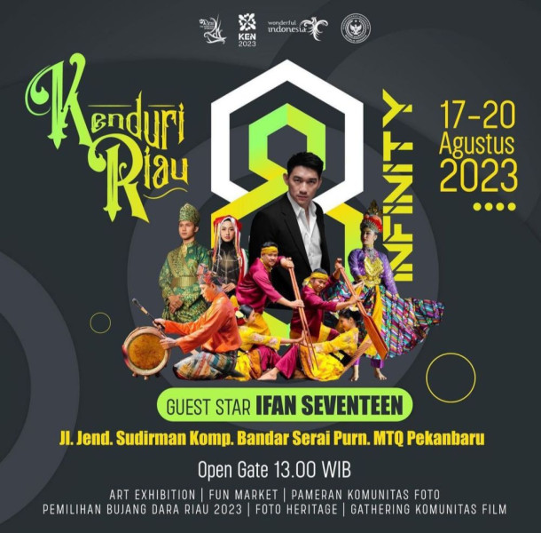 Gratis! Ifan Seventeen Konser di Kenduri Riau, Ini Jadwal dan Lokasi Acaranya