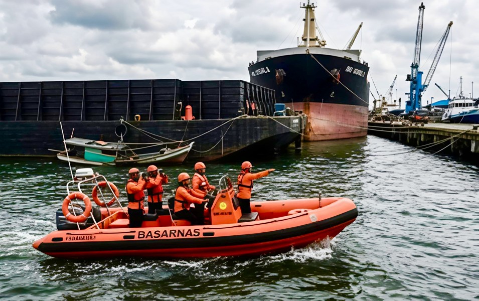 Kapal Pompong Tenggelam di Perairan Tanjung Buton Siak, Tiga Orang Masih Hilang