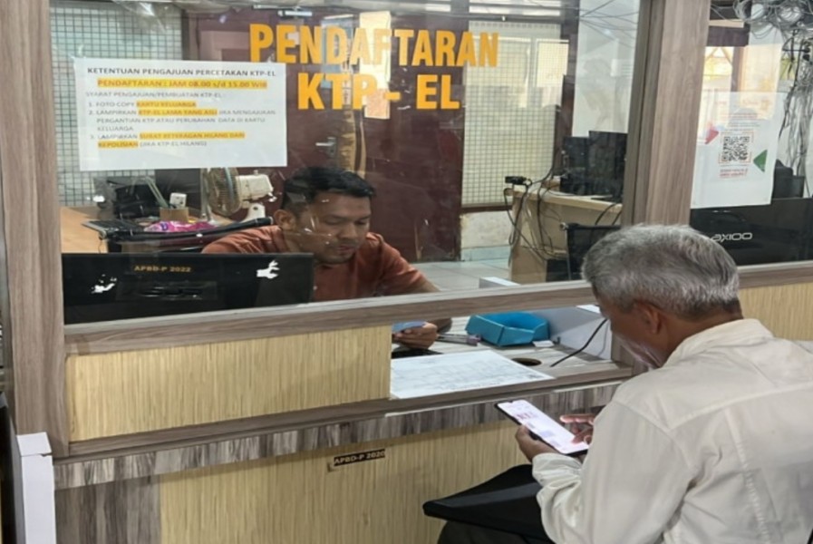 Libur Panjang, Disdukcapil Kampar Tetap Buka Layanan KTP dan Akta Kelahiran, Hampir 100 Warga Terlayani