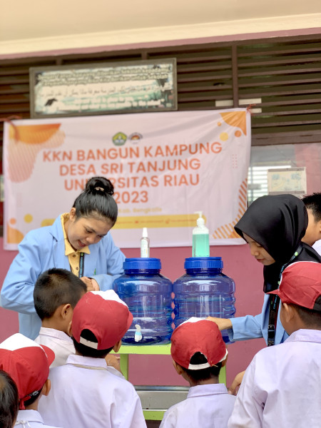 Mahasiswa Kukerta UNRI Sukses Laksanakan Kegiatan Edukasi Perilaku Hidup Bersih dan Sehat kepada peserta didik SDN 26 Rupat