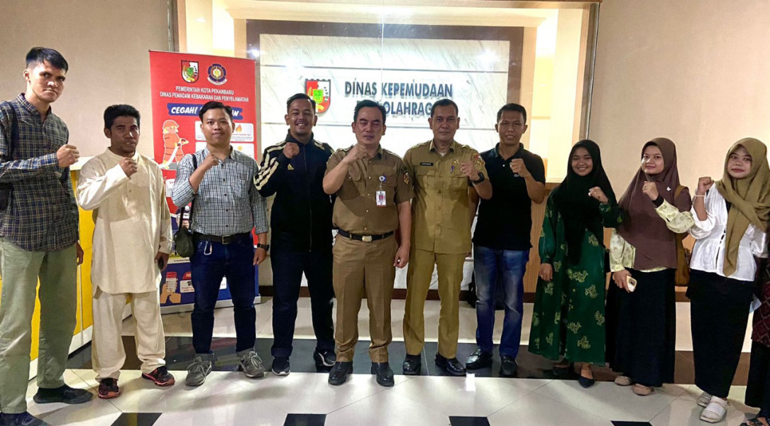 Kadispora Pekanbaru Sambut Baik Kedatangan Pengurus FPRM Pekanbaru