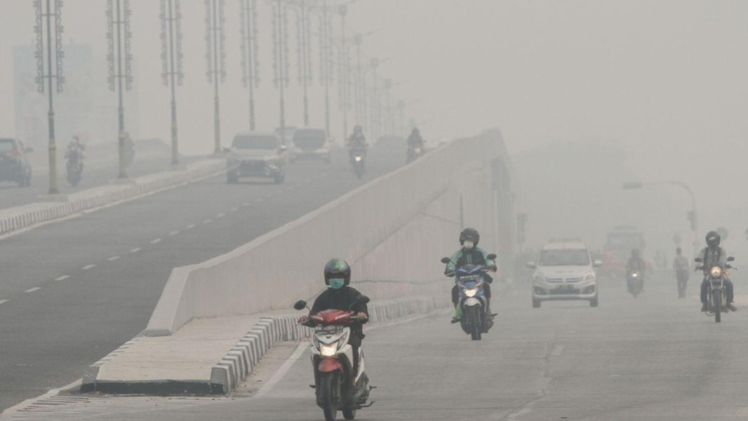 Sore Ini Udara Pekanbaru Makin Tidak Sehat, PM2.5 Tembus 113 µg/m³