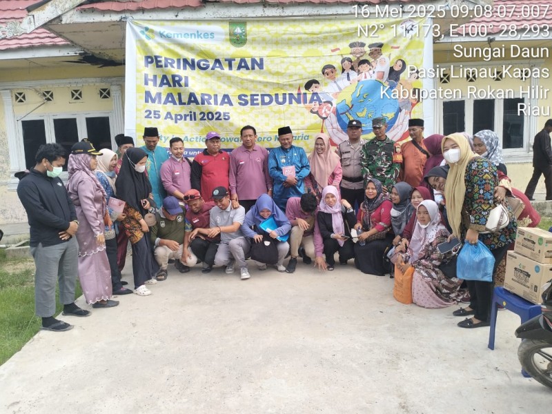 Kolaborasi Lawan Malaria: Dinkes Riau, TNI, dan Warga Bersatu di Sungai Daun