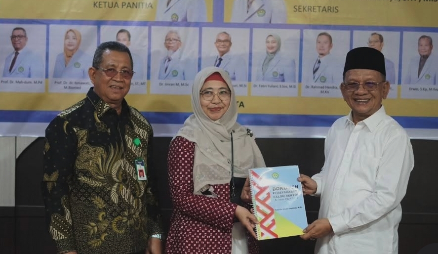 Dekan FKIP UNRI Prof Jimmi Copriady Resmi Daftar Calon Rektor 2026-2030