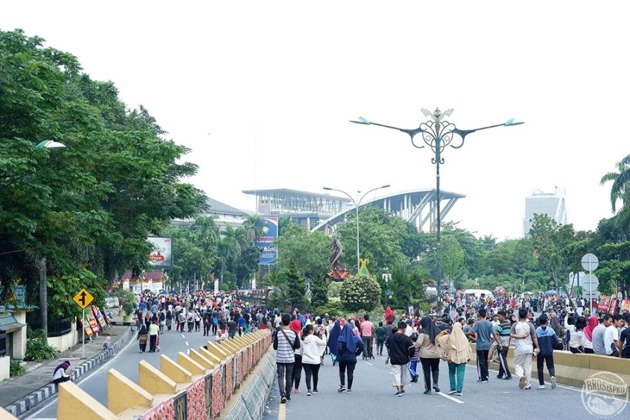 CFD Pekanbaru Minggu 9 Agustus 2026 Ditiadakan, Jalan Sudirman Dipakai untuk Upacara HUT ke-69 Riau
