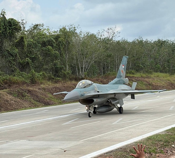 Tol Terbanggi Besar–Kayu Agung Kembali Normal Usai Uji Pendaratan Pesawat Tempur